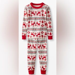 Hanna Andersson Dear Deer Long John Pajama Set